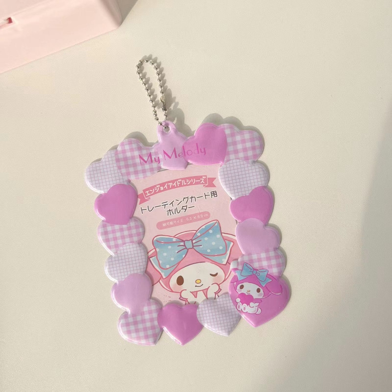 Armas multifilmi armastuse fotokaardihoidja Kpop Idol foto kaitsev ekraanivarrukad Kawaii kirjatarvete õpilase ripats kingitus