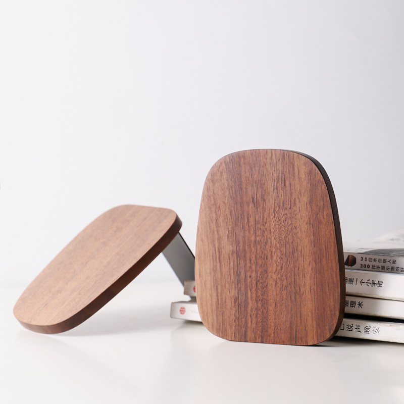 Orahovo drvo Stalak za knjige Stolni organizator Stolni uredski Kućni držači knjiga Završeci knjiga Držač stalka Polica