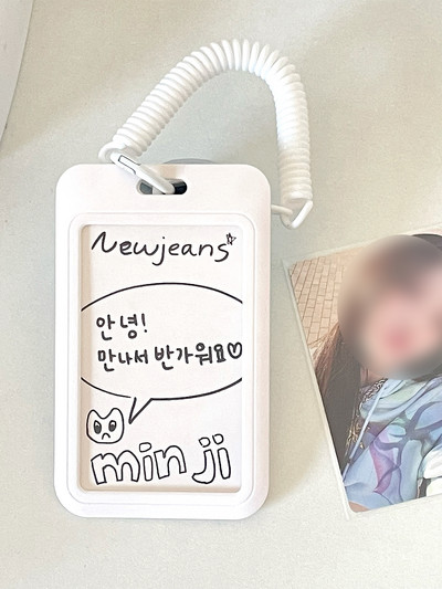 Sharkbang Kpop držač razglednica ABS INS privjesak kartica Zaštitna navlaka ID studentske iskaznice Torbica Uže protiv gubitka Organizator fotoalbuma