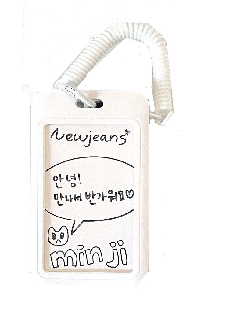 Sharkbang Kpop držač razglednica ABS INS privjesak kartica Zaštitna navlaka ID studentske iskaznice Torbica Uže protiv gubitka Organizator fotoalbuma