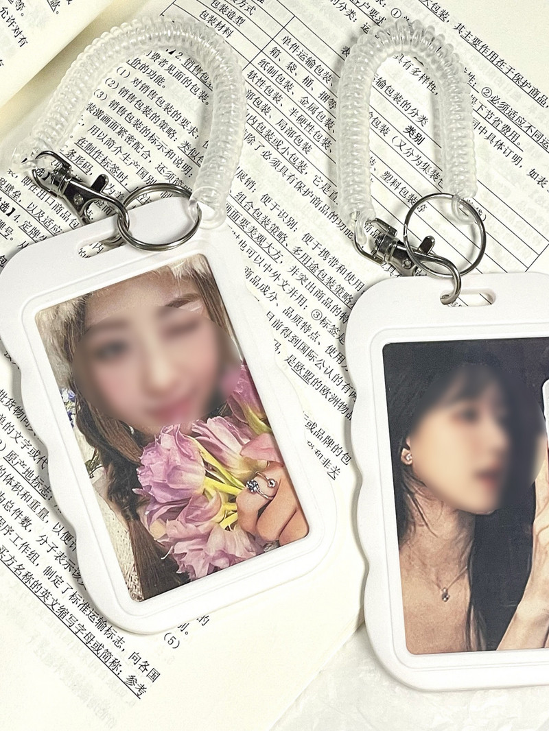 Sharkbang Kpop držač razglednica ABS INS privjesak kartica Zaštitna navlaka ID studentske iskaznice Torbica Uže protiv gubitka Organizator fotoalbuma