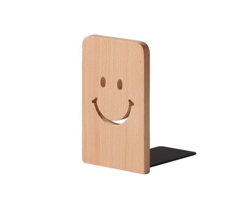 2022 NOU Suport pentru cărți din lemn de natură Suport de cărți antiderapant pentru capete de carte Suport de raft pentru studenți