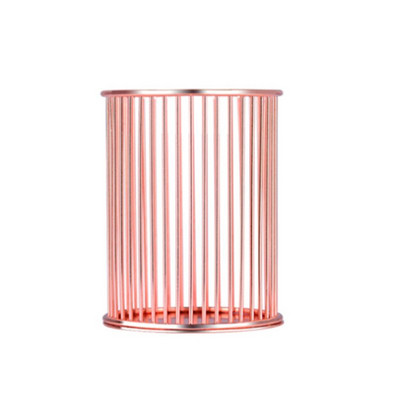 Zlatni/roza zlatni okrugli štap, cilindrična olovka, držač za kolekciju olovki, alat za pohranu kistova za kućni ured, organizator za stol