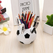 Suport creativ pentru pix de fotbal Cutie de depozitare din plastic pentru birou Organizator multifuncțional pentru creion Papetărie Kawaii Rechizite de birou
