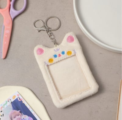 Kawaii Cartoon Bear Plišani držači kartica za fotografije ID kreditne kartice Bankovne kartice Privjesci za ključeve Torbice za tranzitne kartice Torbice za fotografije Pribor