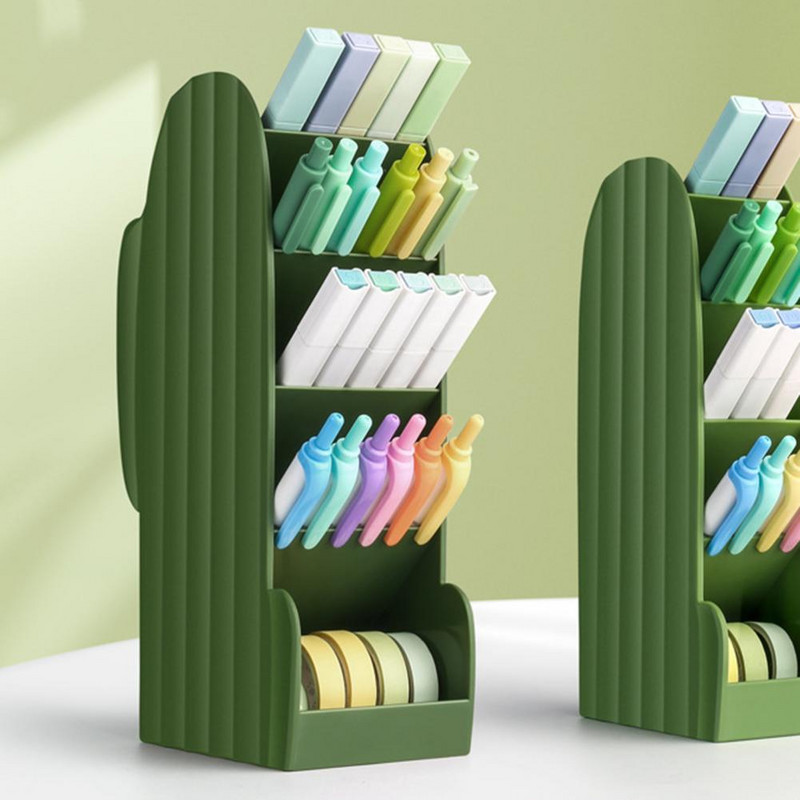 Prijenosni držač za olovke Kućne potrepštine velikog kapaciteta Novost Olovka za šminkanje Kosi 4 rešetkasti stolni organizator