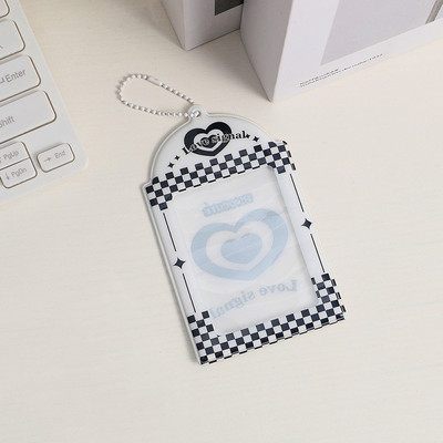 3 inča prozirne fotokartice zaštitnik držač kartice džepni privjesak za fotografije okvir za fotografije idol navlake za fotografije