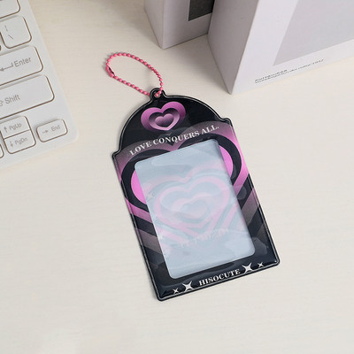 3 inča prozirne fotokartice zaštitnik držač kartice džepni privjesak za fotografije okvir za fotografije idol navlake za fotografije