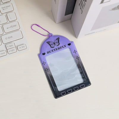 3 inča prozirne fotokartice zaštitnik držač kartice džepni privjesak za fotografije okvir za fotografije idol navlake za fotografije