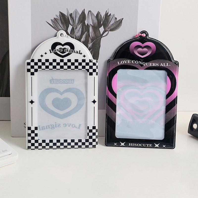 3 inča prozirne fotokartice zaštitnik držač kartice džepni privjesak za fotografije okvir za fotografije idol navlake za fotografije