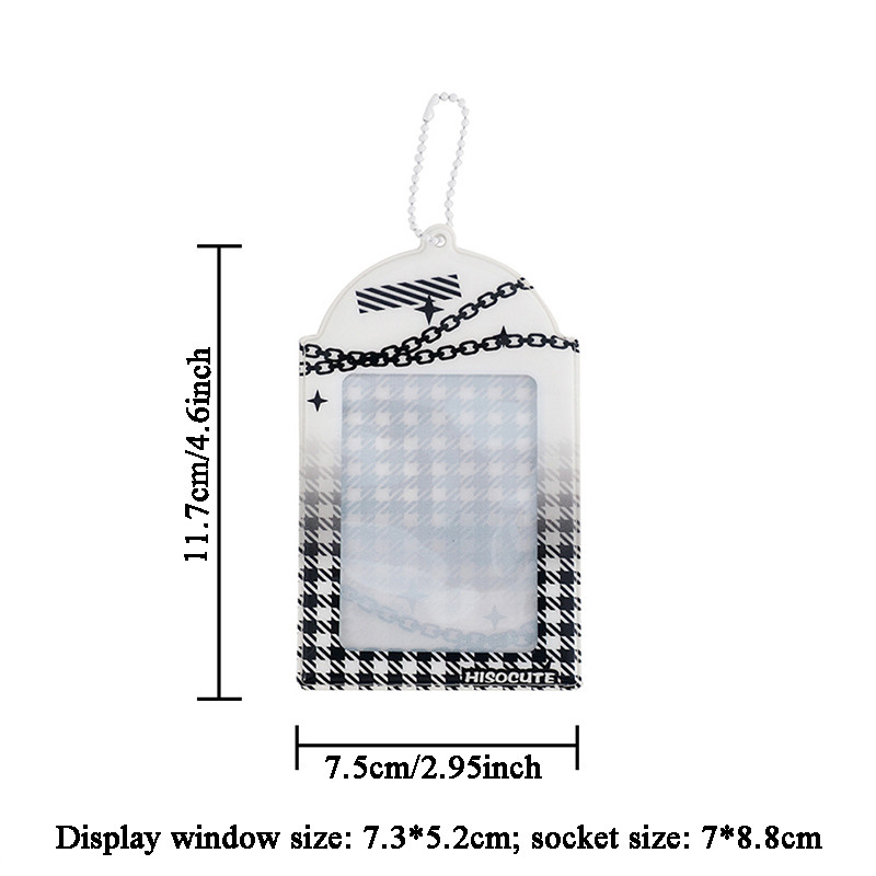 3 inča prozirne fotokartice zaštitnik držač kartice džepni privjesak za fotografije okvir za fotografije idol navlake za fotografije