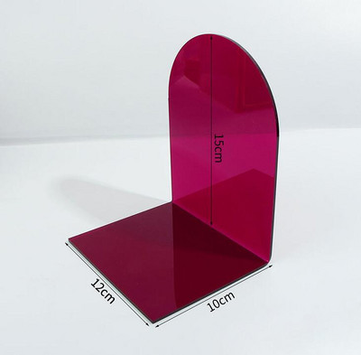 Sharkbang prozirni akrilni stalak za knjige L Jednostavan INS postolje za ploču s porukama Držač za stol Samostalni organizator za knjige