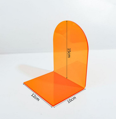 Sharkbang prozirni akrilni stalak za knjige L Jednostavan INS postolje za ploču s porukama Držač za stol Samostalni organizator za knjige