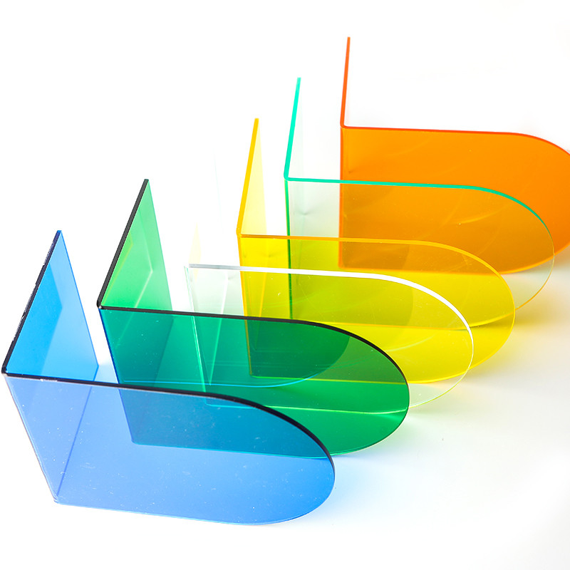 Sharkbang prozirni akrilni stalak za knjige L Jednostavan INS postolje za ploču s porukama Držač za stol Samostalni organizator za knjige