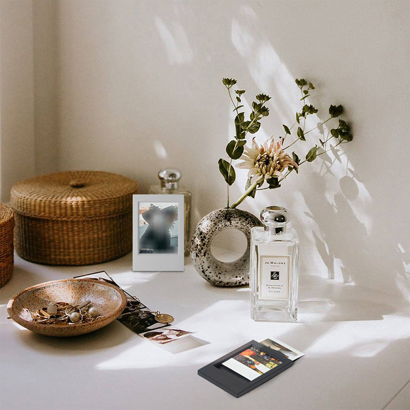 Mini Držač kartica Okvir za fotografije Dekorativni stalak za fotografije Klasični okomiti stolni spomenar Dekorativni držač za foto kartice