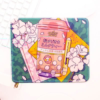 Kawaii Desk Pad Deskpad Laptop Mouse Mats for Office Home PC Computer Keyboard Slatki Mouse Pad Gaming Desk Mats Gamer 22x18cm