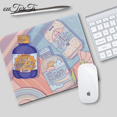 Kawaii Desk Pad Deskpad Laptop Mouse Mats for Office Home PC Computer Keyboard Slatki Mouse Pad Gaming Desk Mats Gamer 22x18cm