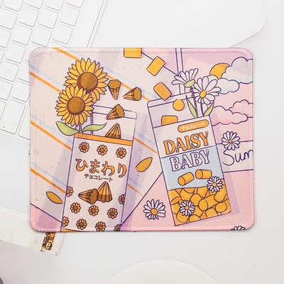 Kawaii Desk Pad Deskpad Laptop Mouse Mats for Office Home PC Computer Keyboard Slatki Mouse Pad Gaming Desk Mats Gamer 22x18cm
