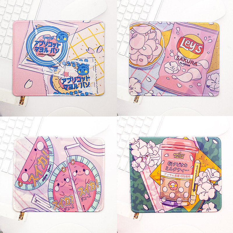 Kawaii Desk Pad Deskpad Laptop Mouse Mats for Office Home PC Computer Keyboard Slatki Mouse Pad Gaming Desk Mats Gamer 22x18cm