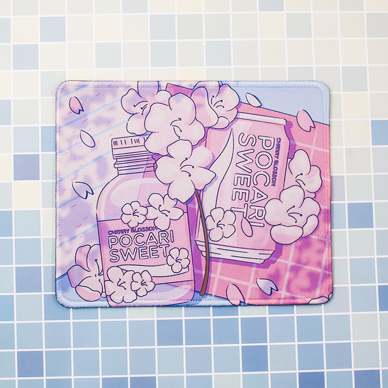 Kawaii Desk Pad Deskpad Laptop Mouse Mats for Office Home PC Computer Keyboard Slatki Mouse Pad Gaming Desk Mats Gamer 22x18cm