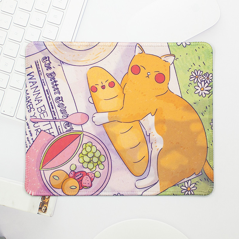 Kawaii Desk Pad Deskpad Laptop Mouse Mats for Office Home PC Computer Keyboard Slatki Mouse Pad Gaming Desk Mats Gamer 22x18cm