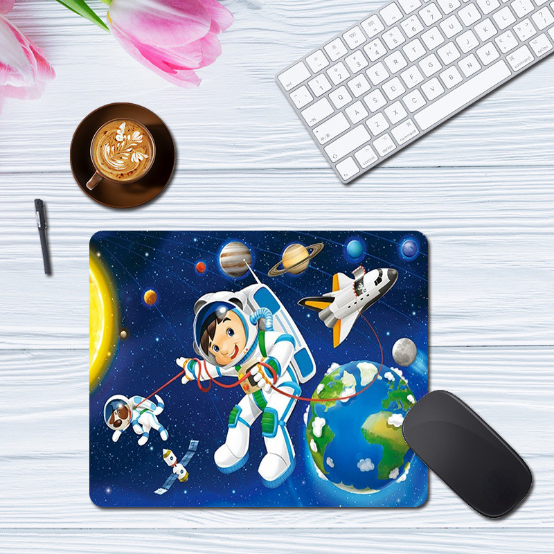Ins Cosmonaut Universe Space Mala podloga za miša Neklizajuća podebljana gumena podloga za prijenosno računalo Uredska stolna podloga za učenje