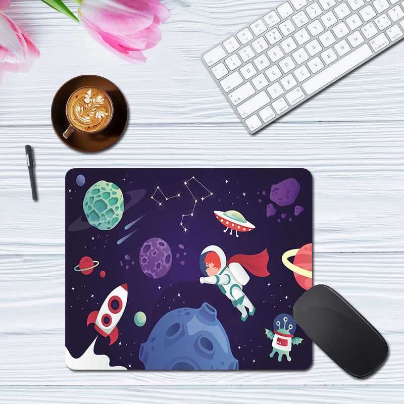 Ins Cosmonaut Universe Space Mala podloga za miša Neklizajuća podebljana gumena podloga za prijenosno računalo Uredska stolna podloga za učenje