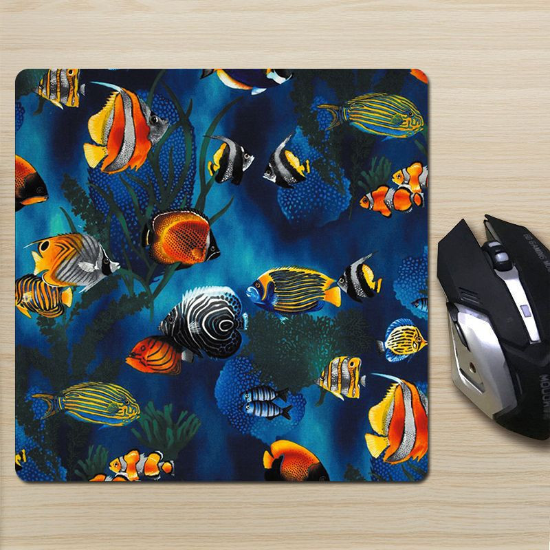 Kis egérpad Esztétikus számítógépes laptop asztali szőnyeg Csúszásgátló gumi billentyűzetpad asztali szőnyeg Irodai Otthoni Asztali Blotterek