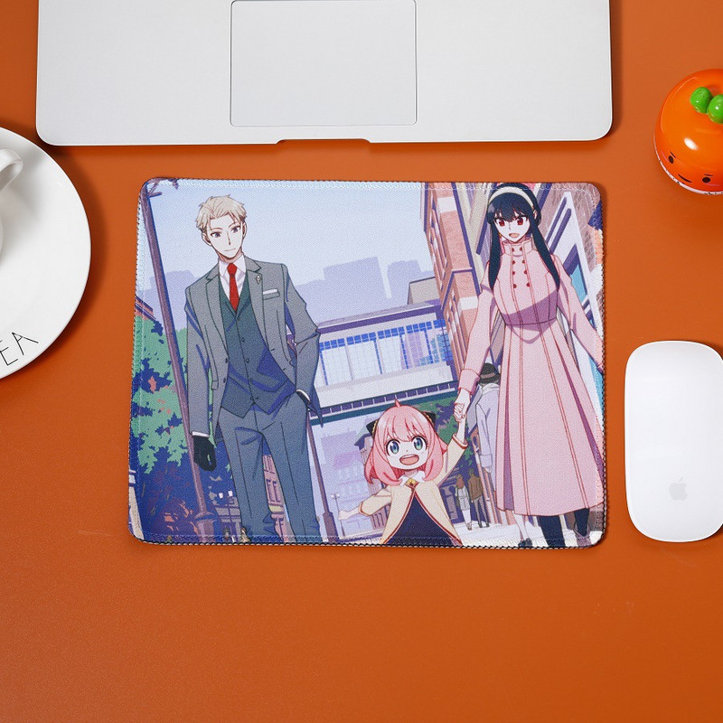 Spy X Family Cartoon Mouse Pad Gamer Large Lock Edge Meka gaming Mousepad Mountain Neklizajuća gumena podloga za računalni stol Poklon