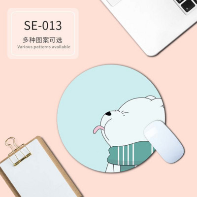 Tasuta Collocation Creative Round Mouse Pad Game Hiirepadi, libisemiskindel kummist alus, veekindel kontori hiirematt