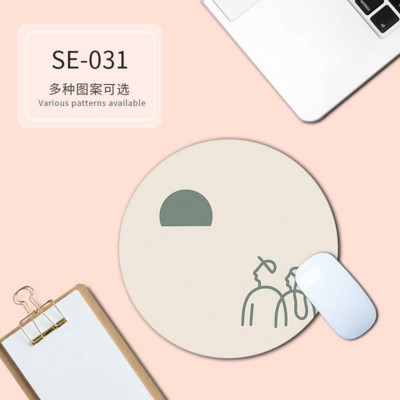 Tasuta Collocation Creative Round Mouse Pad Game Hiirepadi, libisemiskindel kummist alus, veekindel kontori hiirematt