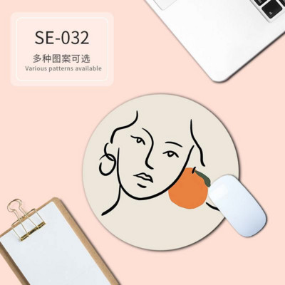 Tasuta Collocation Creative Round Mouse Pad Game Hiirepadi, libisemiskindel kummist alus, veekindel kontori hiirematt
