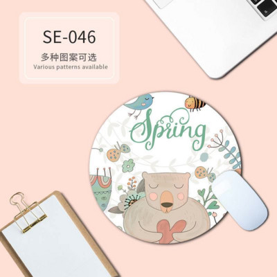 Tasuta Collocation Creative Round Mouse Pad Game Hiirepadi, libisemiskindel kummist alus, veekindel kontori hiirematt