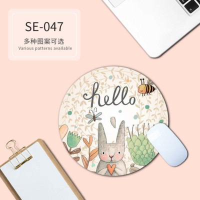 Tasuta Collocation Creative Round Mouse Pad Game Hiirepadi, libisemiskindel kummist alus, veekindel kontori hiirematt