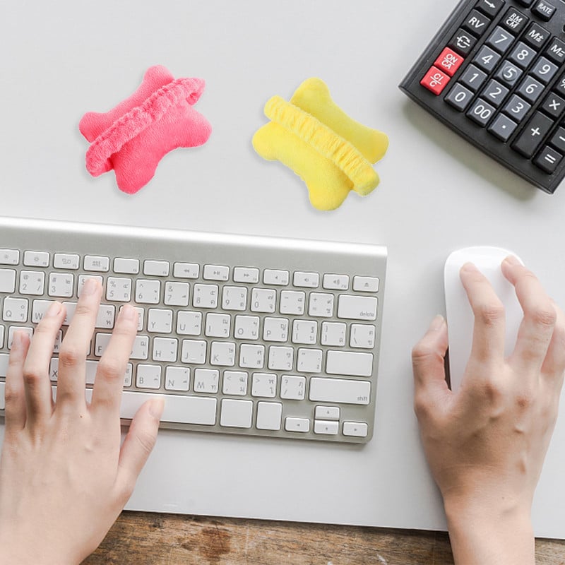 4 τμχ Mouse Pad Υπολογιστής Ποντίκια Μίνι μαξιλαράκι καρπού Μίνι μαξιλαράκι καρπού Υποστήριξη μαξιλαριού καρπού για φορητό υπολογιστή Πανί Μαξιλάρια καρπού