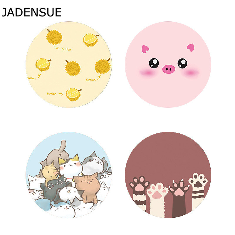 Podloga za uredski tepih Podloga za miš Slatka podloga za miša Kawaii podmetači za stol Okrugla podloga za miša Gumena podloga za stol računala Deskpad Podloge za stol