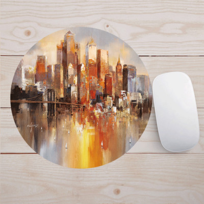 Anti-alunecare, durabil, din cauciuc, mouse pad pentru computer, tabletă de joc, mousepad rotund, covoraș pentru șoareci Mause, 20x20 cm, covoraș pentru jucători