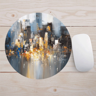 Anti-alunecare, durabil, din cauciuc, mouse pad pentru computer, tabletă de joc, mousepad rotund, covoraș pentru șoareci Mause, 20x20 cm, covoraș pentru jucători