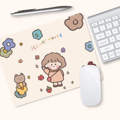 Kawaii stolne podloge Slatka podloga za miš Deskpad Gaming Wrinting Slatke podloge za miš za ured, kućno računalo Zaštita za tipkovnicu računala