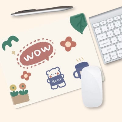 Kawaii stolne podloge Slatka podloga za miš Deskpad Gaming Wrinting Slatke podloge za miš za ured, kućno računalo Zaštita za tipkovnicu računala