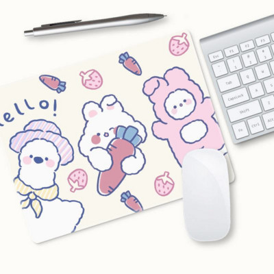 Kawaii stolne podloge Slatka podloga za miš Deskpad Gaming Wrinting Slatke podloge za miš za ured, kućno računalo Zaštita za tipkovnicu računala