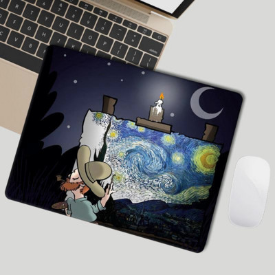 Slatka podloga za miša Prekrasne kawaii podloge za stol Podloge Van Gogh Vodootporna uredska podloga za dom Podloga za šalicu Protuklizna Djevojčice Dječačka soba