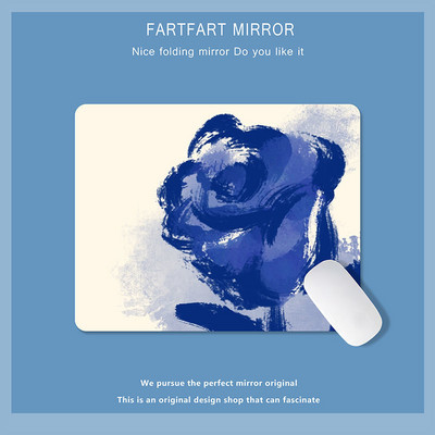 Zelena slatka mala podloga za miša Podloga za miša Kawaii uljane slike Tulipan Crtić Laptop Rug Gaming Tipkovnica Stol Podloga Mause Pc Stol Mausepad