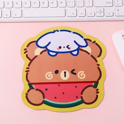 Kawaii Cute Bear Mouse Pad Cute Ins Girl Heart Student Computer Mali miš Neklizajuća podloga Stolna tipkovnica