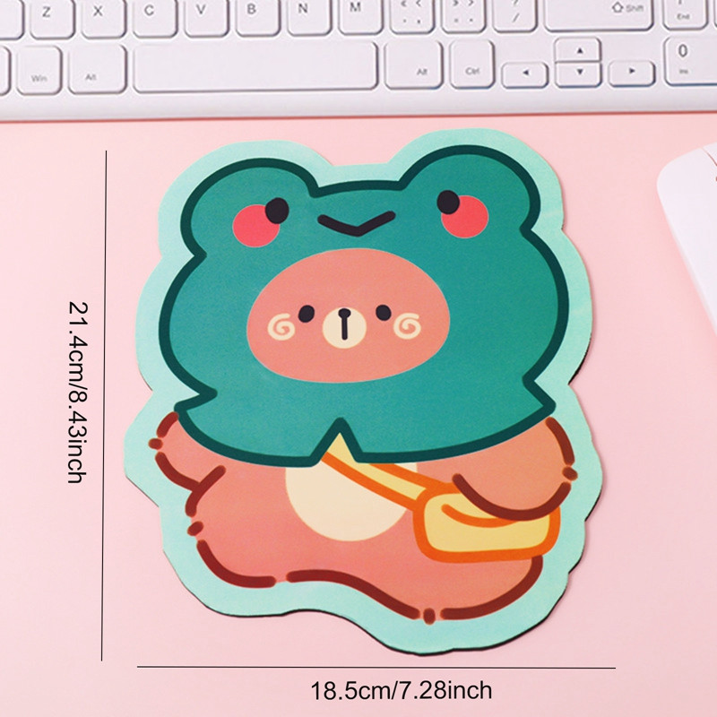 Kawaii Cute Bear Mouse Pad Cute Ins Girl Heart Student Computer Mali miš Neklizajuća podloga Stolna tipkovnica
