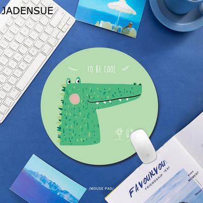 Office Cute Desk Mats Gaming Mousepad Kawaii Mouse Pad Cartoon Rabbit Fruits Στρογγυλά πληκτρολόγια Deskpad Laptop Gamer Mouse Mat