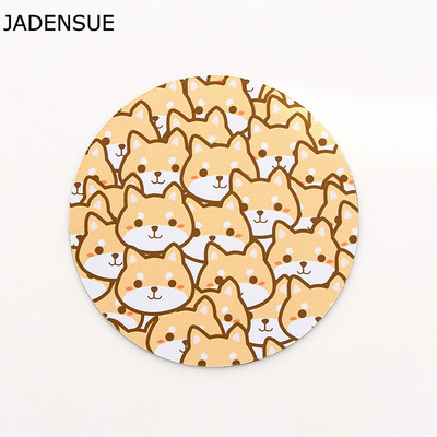 Kawaii Okrugla nebesko plava podloga za miša Meka podloga za igranje računala Podloga za stol Podloga za stol Neklizajuća PC podloga Vodootporna podloga za uredski miš 22 cm