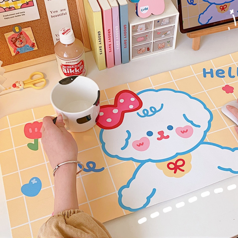 Kawaii Mouse Pad Γιαπωνέζικο χαριτωμένο κορίτσι σουπλά Επιτραπέζιο χαλάκι Μαθητικής gaming Επιτραπέζιο χαλάκι Cute Bear Bunny Mouse Pad Μεγάλο χαλάκι παιχνιδιού