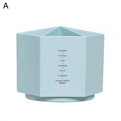 Container pentru pix Oală rezistentă la praf Aplicație largă Capacitate mare Organizator de creioane cu design hexagonal util