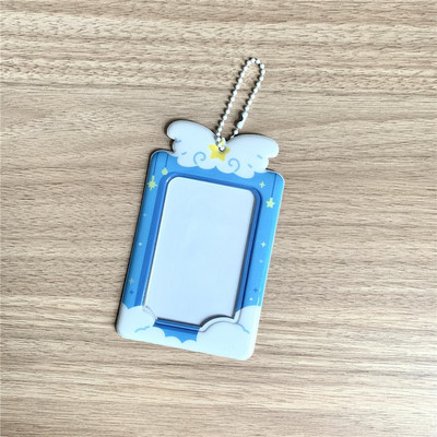 Kawaii Bowknot Kpop nuotraukų kortelių laikiklis Idol Photo Apsauginis ekranas Fotokortelės Apsauginis laikiklis Kawaii Kanceliarinės prekės